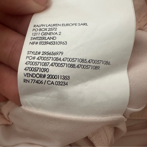 Club Monaco Womens Paper Bag High Waist Tapered Pleated Pants Pink-2 - Picture 9 of 17